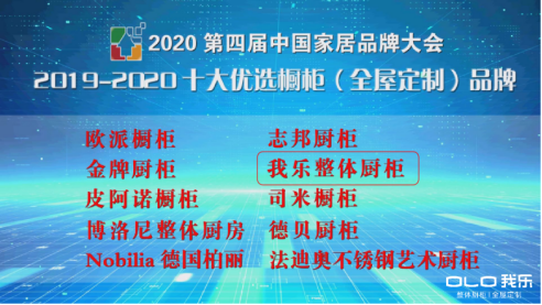 江南体育官网2020年全屋定制品牌排名流出 我乐家居表现亮眼(图1)